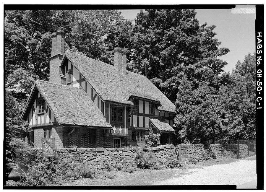 Stan Hywet Hall, Gate House & Entrance Gates, 714 North Portage Path, Akron, Summit County, OH