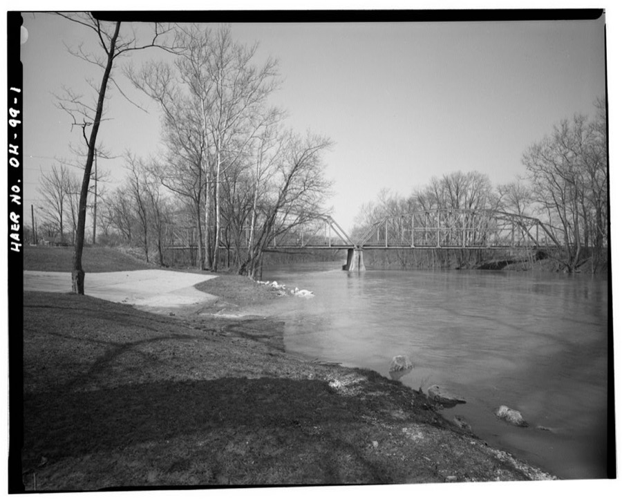 Tipp-Elizabeth Road Bridge, Spanning Great Miami River, Tipp City, Miami County, OH