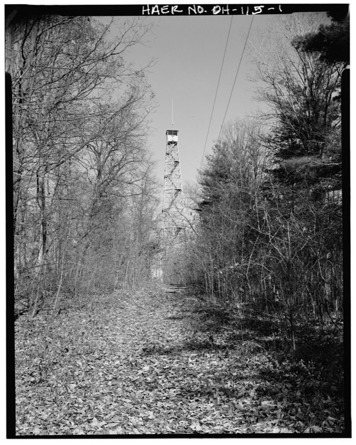 Shawnee Tower, 500 feet north of juncture of Township Roads 222 & 393, Murray City, Hocking County, OH
