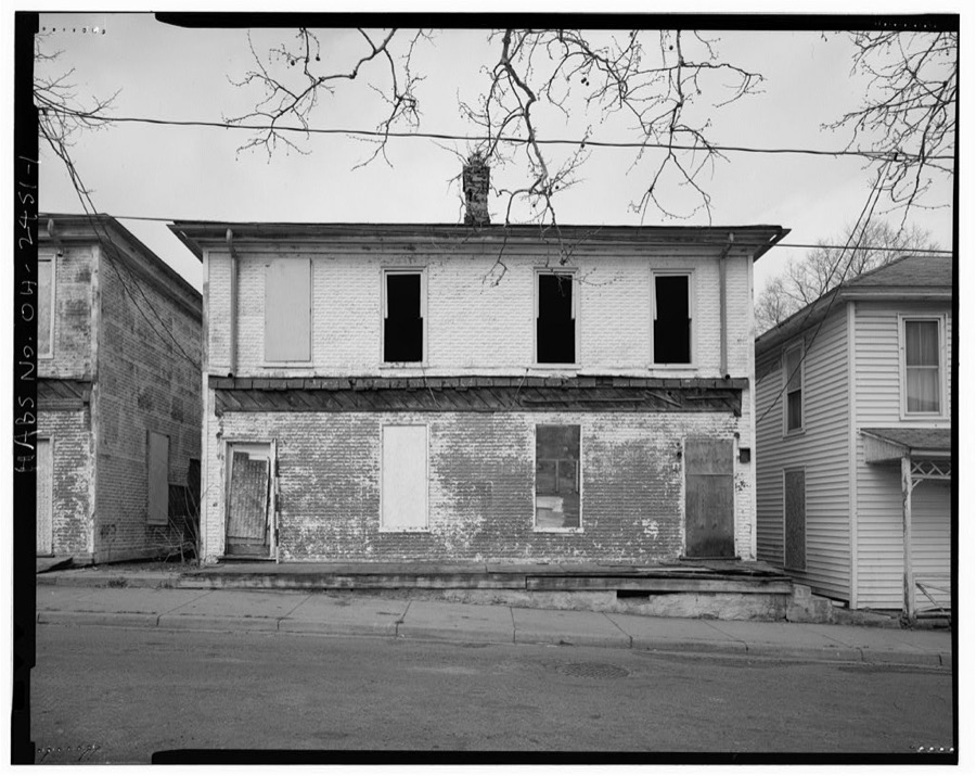 Oscar F. & Cletus Mitchell House, 627-29 Gallagher Street, Springfield, Clark County, OH