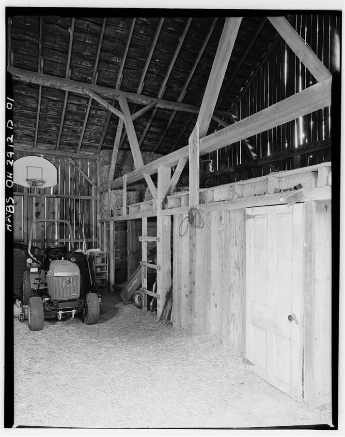 Harlow Lewis Calvert Farmstead, Barn, South side of U.S. Route 50, 1.9 miles south of Guysville, Guysville, Athens County, OH