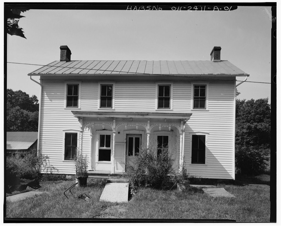 Jeremiah Bean Farmstead, Residence, Southwest side of U.S. Route 50, 1.8 miles south of Guysville, Guysville, Athens County, OH