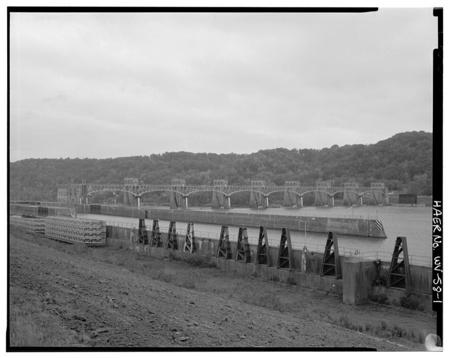 Gallipolis Locks & Dam, Across Ohio River, Gallipolis, Mason County, WV