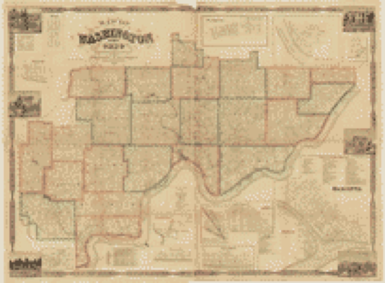 Land ownership map, 1858 - Map of Washington County, Ohio : from actual survey & records by Wm. Lorey