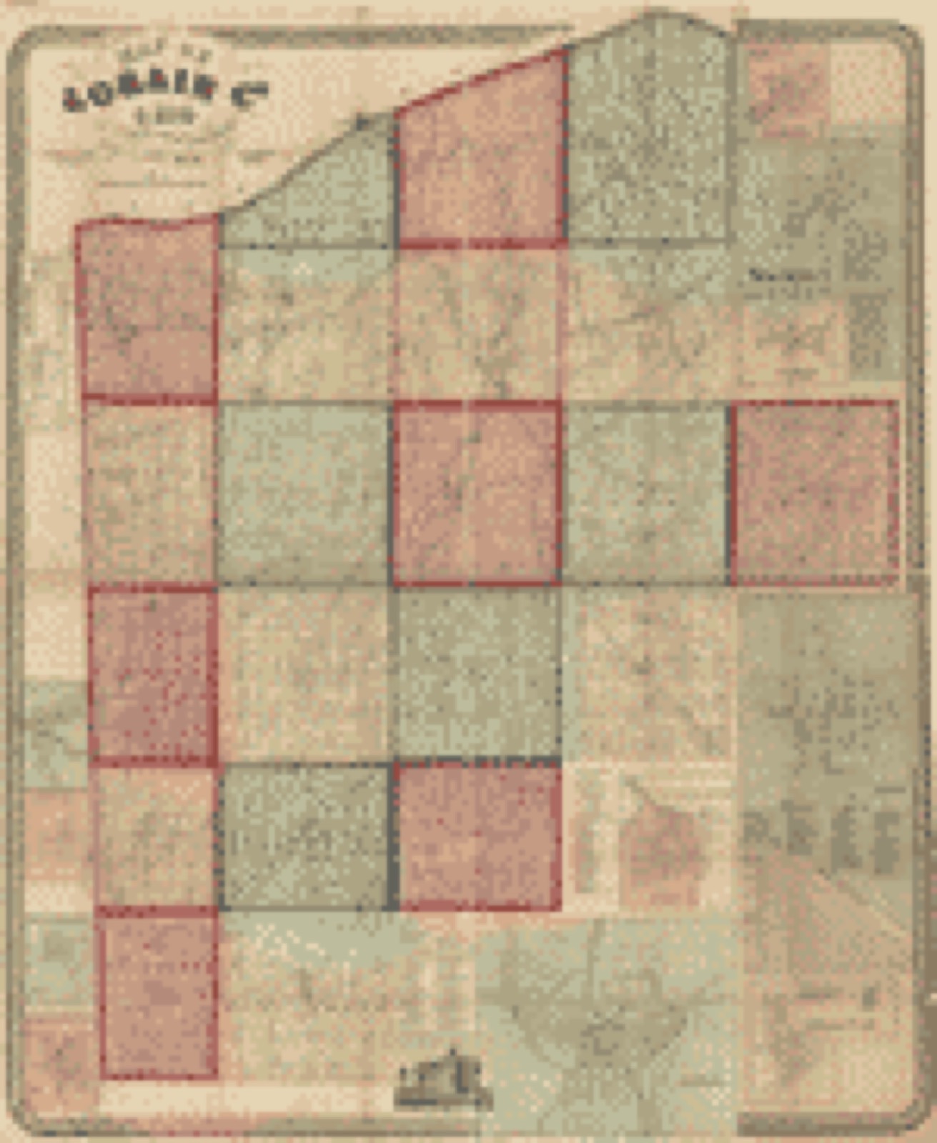 Land ownership map, 1857 - Map of Lorain Co., Ohio