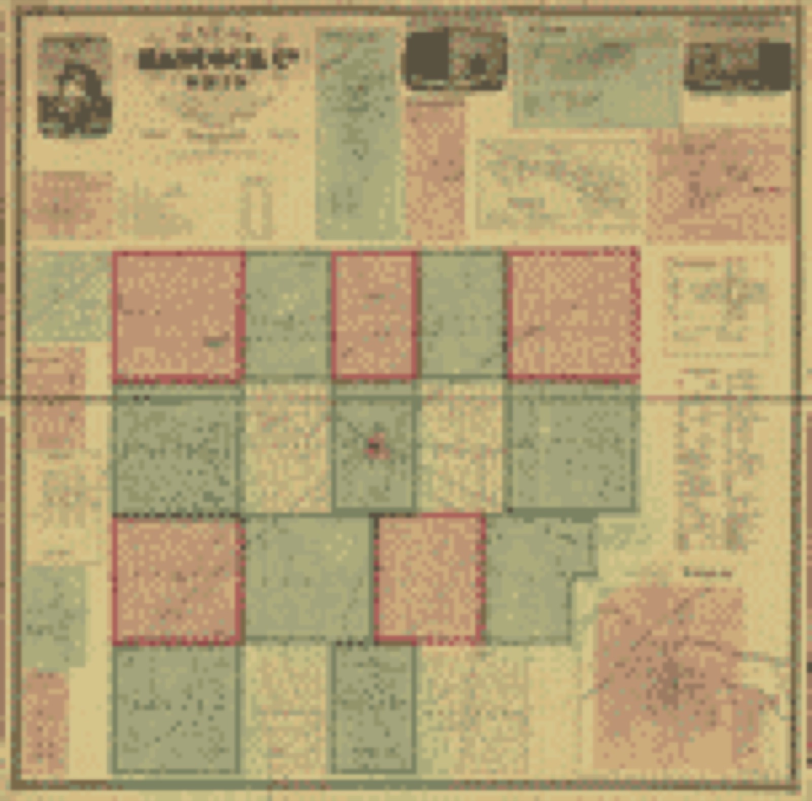 Land ownership map, 1863 - Map of Hancock Co., Ohio