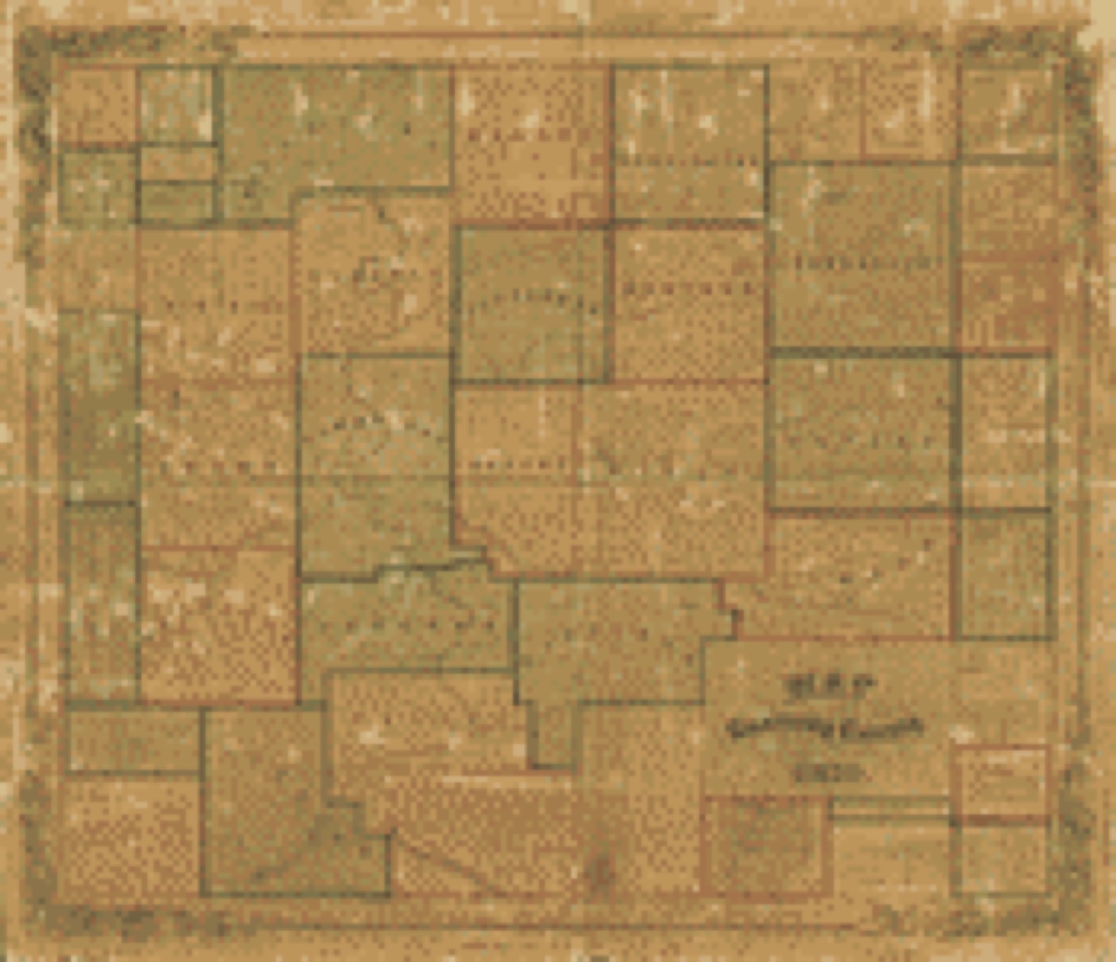 Land ownership map, 1855 - Map of Guernsey County, Ohio