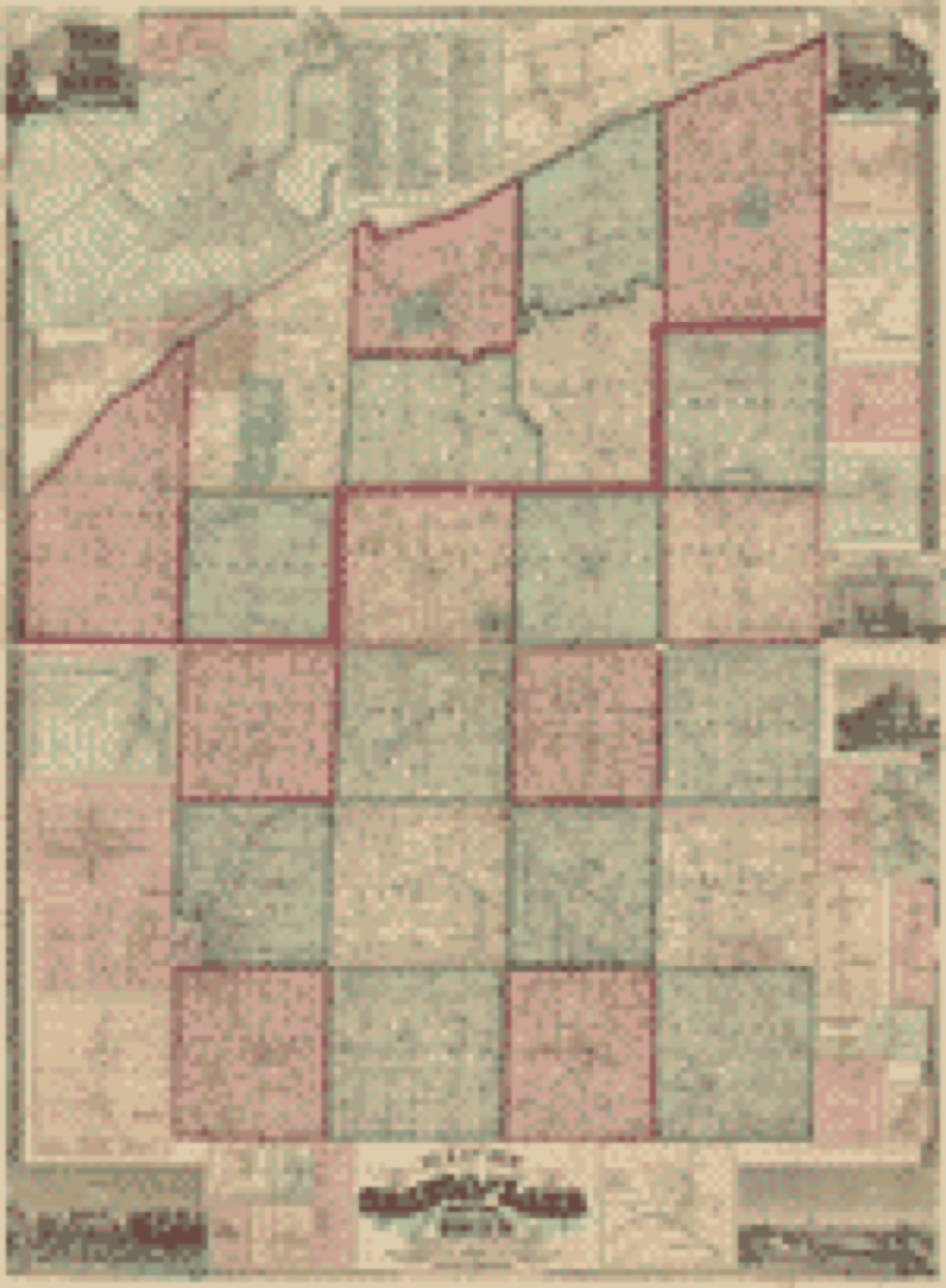 Land ownership map, 1857 - Map of Geauga and Lake counties, Ohio