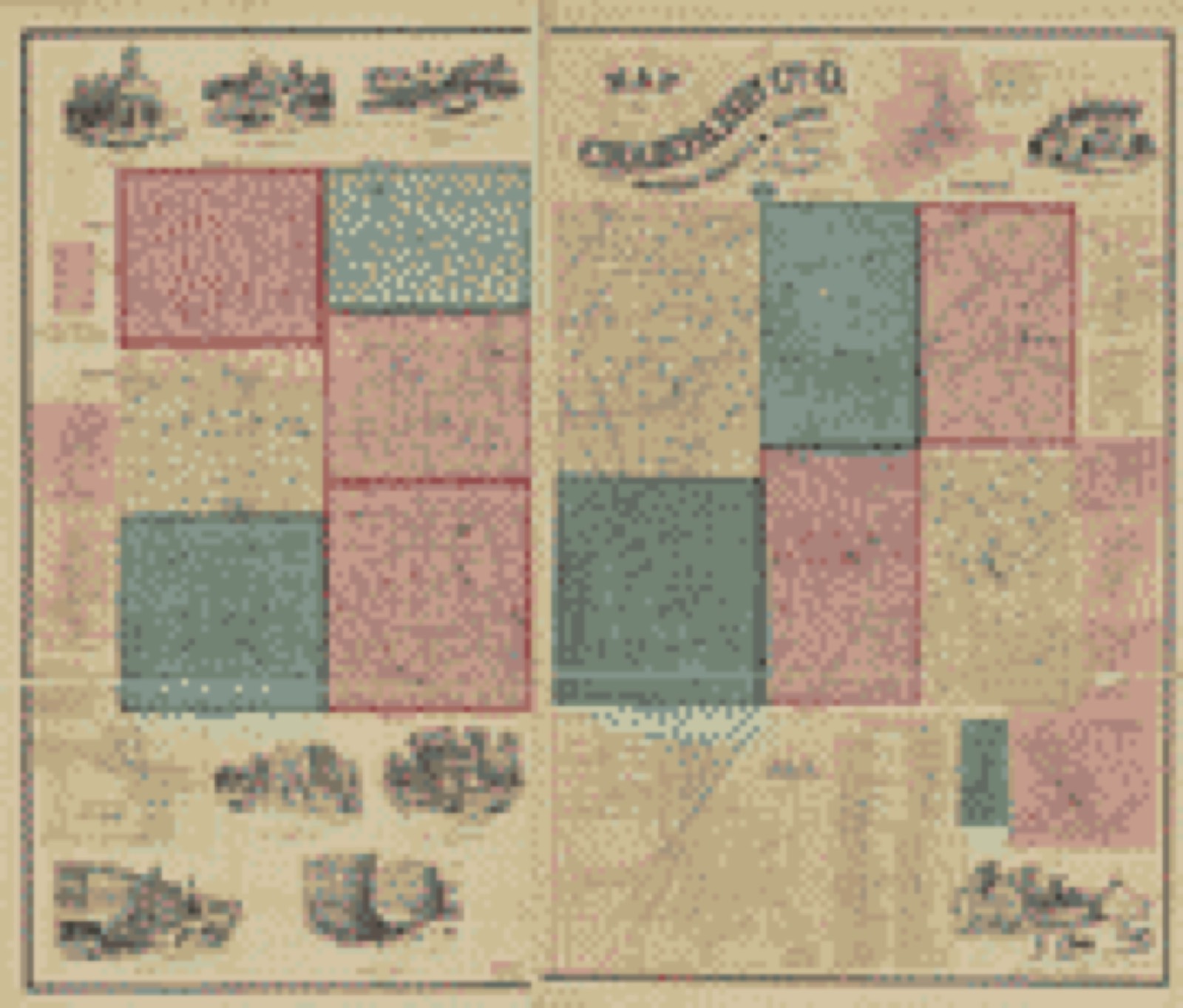 Land ownership map, 1858 - Map of Champaign Co. O.
