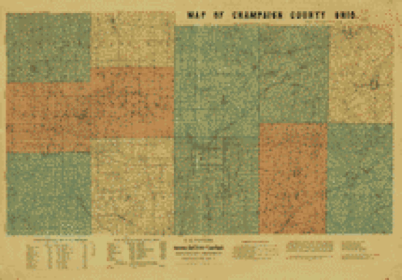 Land ownership map, 1894 - Map of Champaign County, Ohio