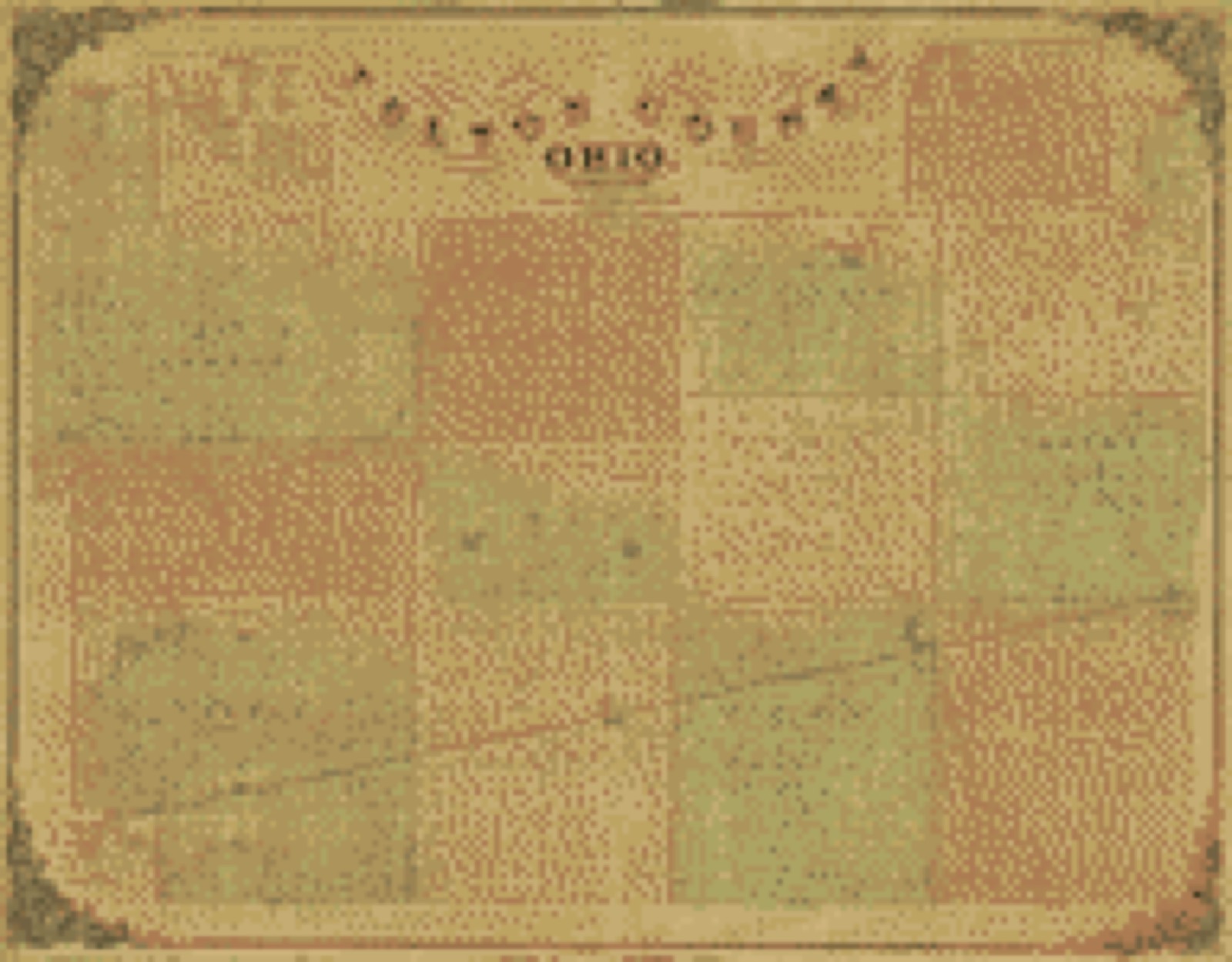 Land ownership map, 1850 - Fulton County, Ohio
