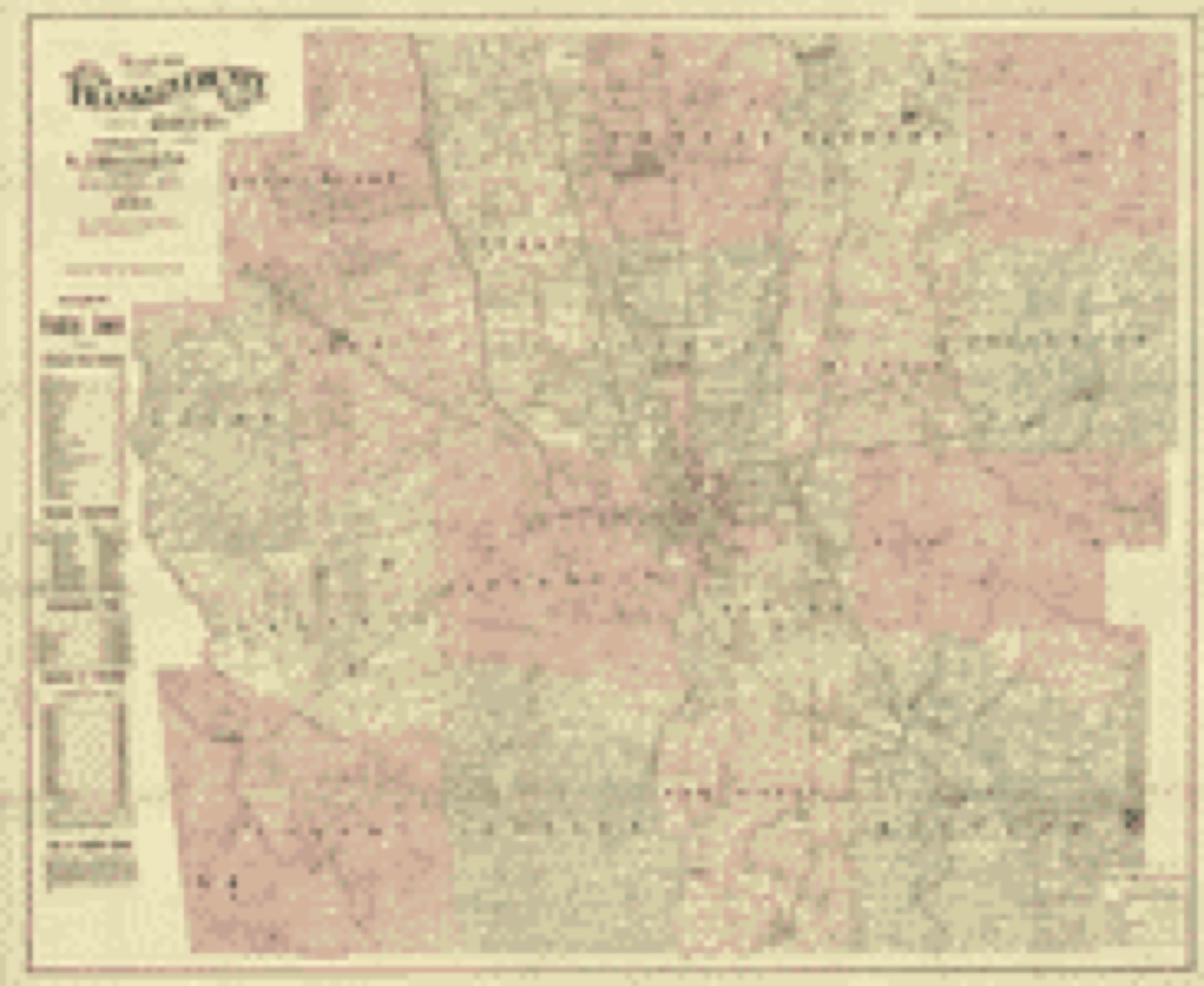 Land ownership map, 1883 - Map of Franklin County, Ohio