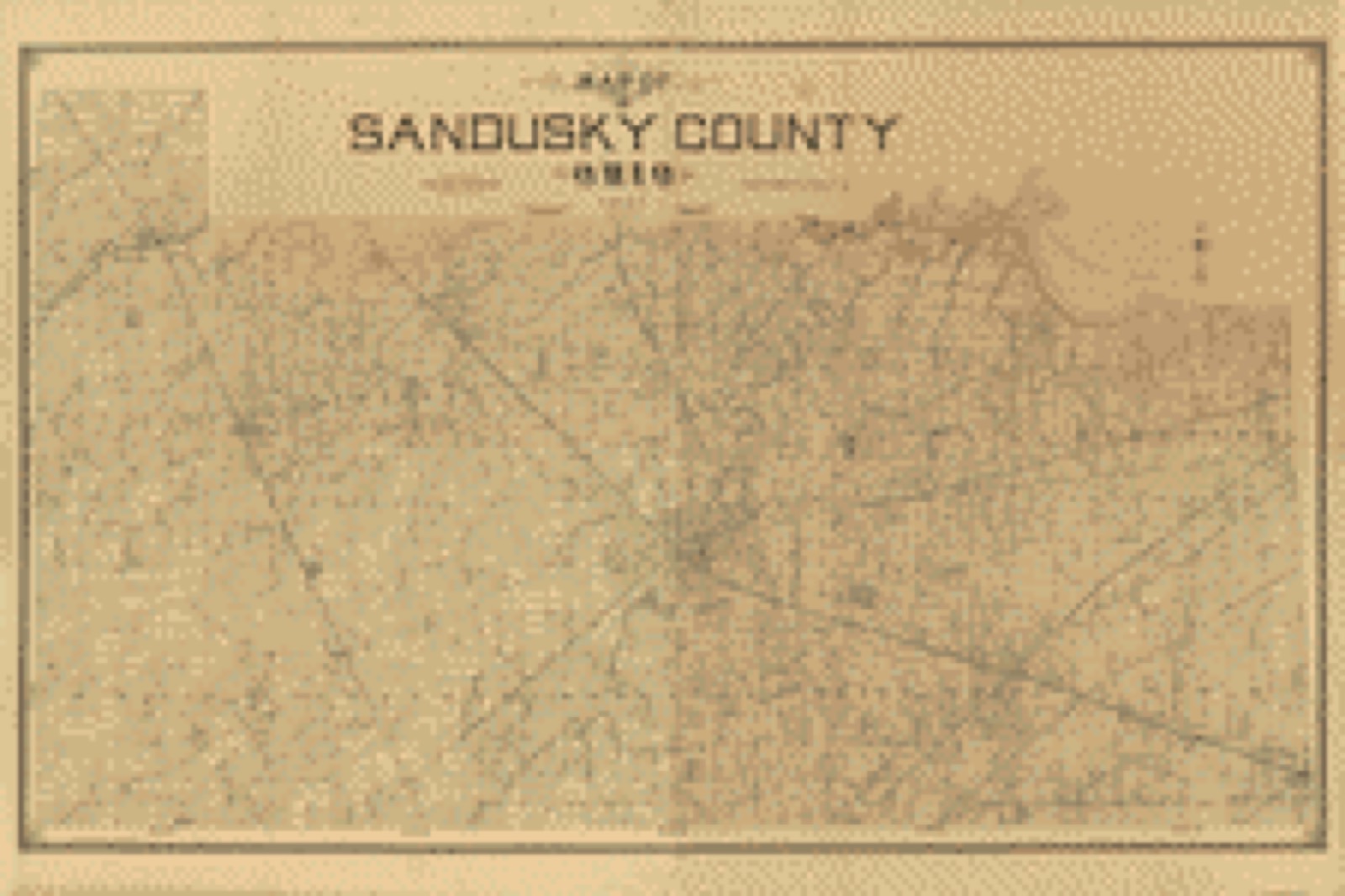 Land ownership map, 1891 - Map of Sandusky County, Ohio