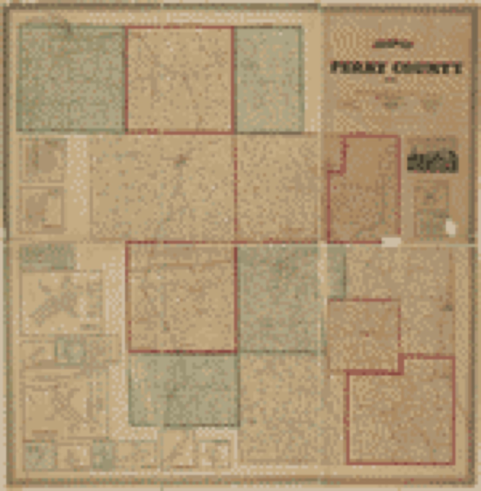 Land ownership map, 1859 - Map of Perry County, Ohio