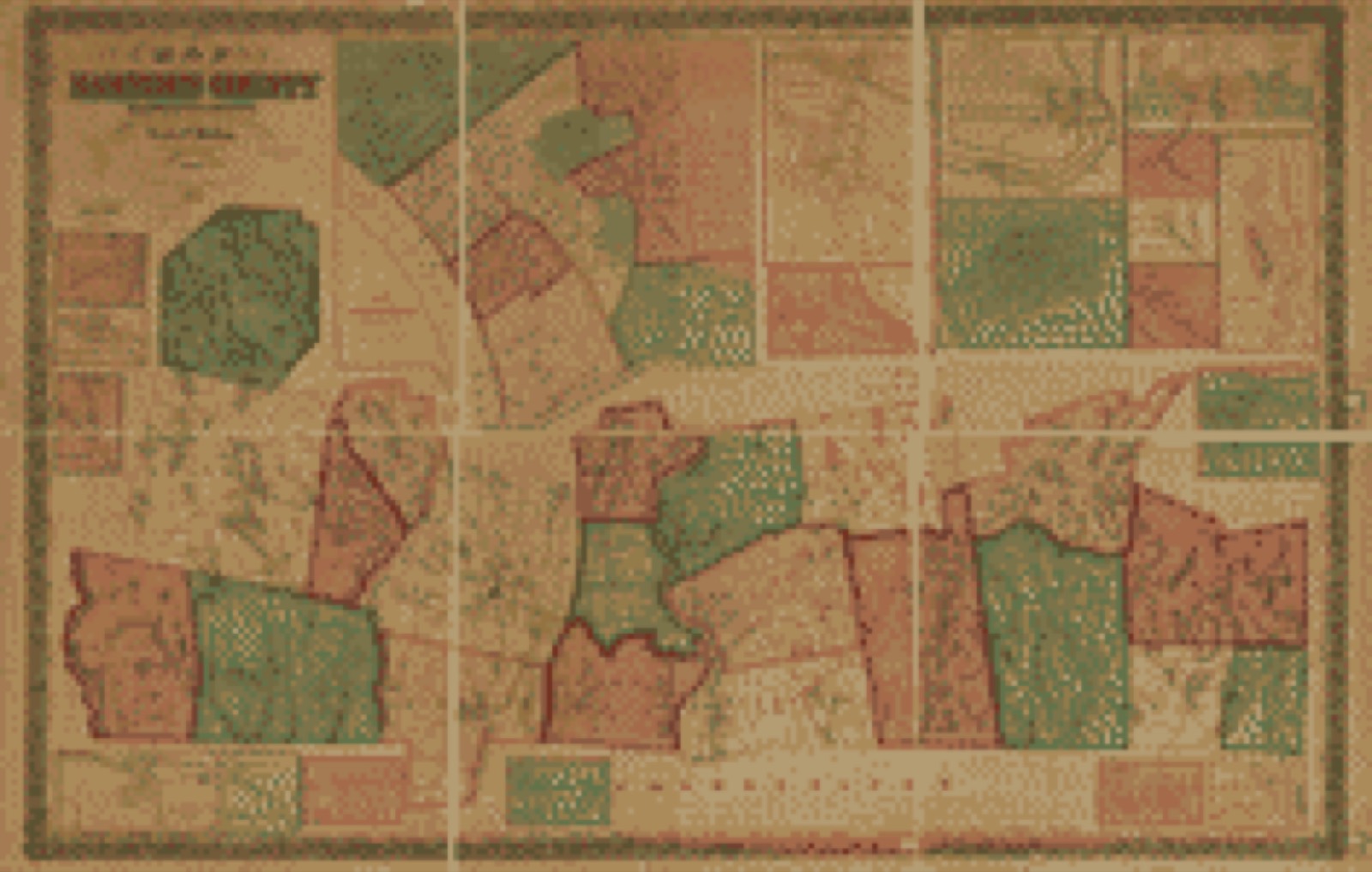 Land ownership map, 1857 - Map of Hampden County, Massachusetts