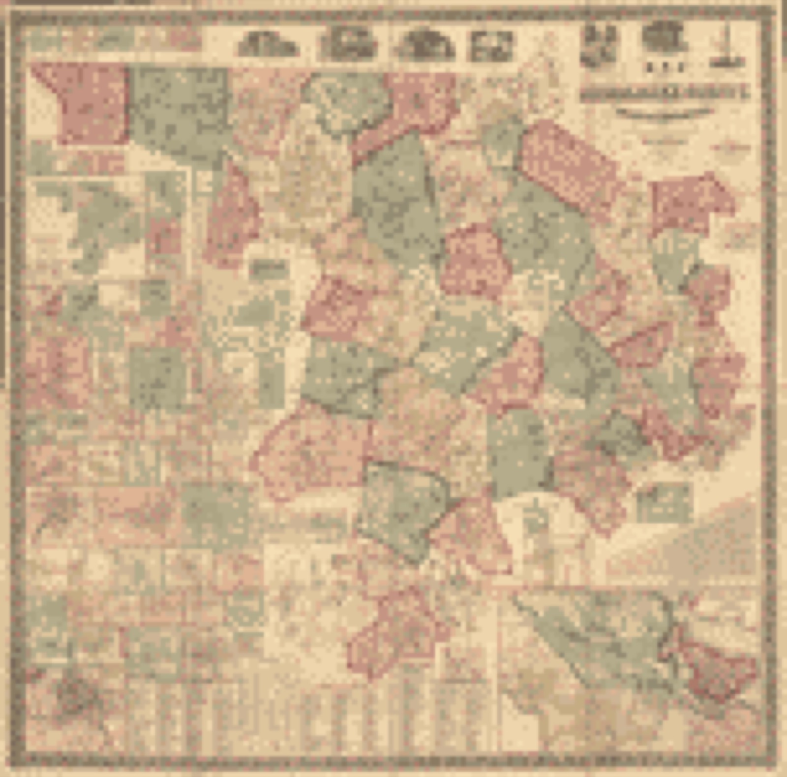 Land ownership map, 1856 - Map of Middlesex County, Massachusetts