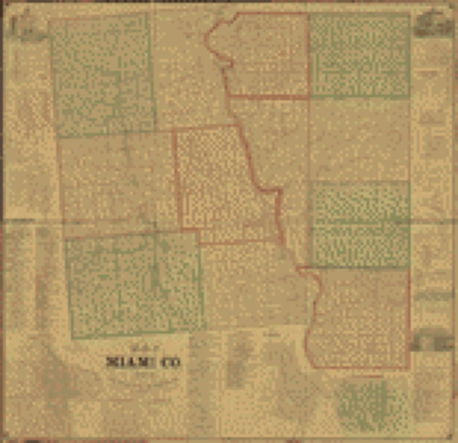 Land ownership map, 1858 - Map of Miami Co., Ohio