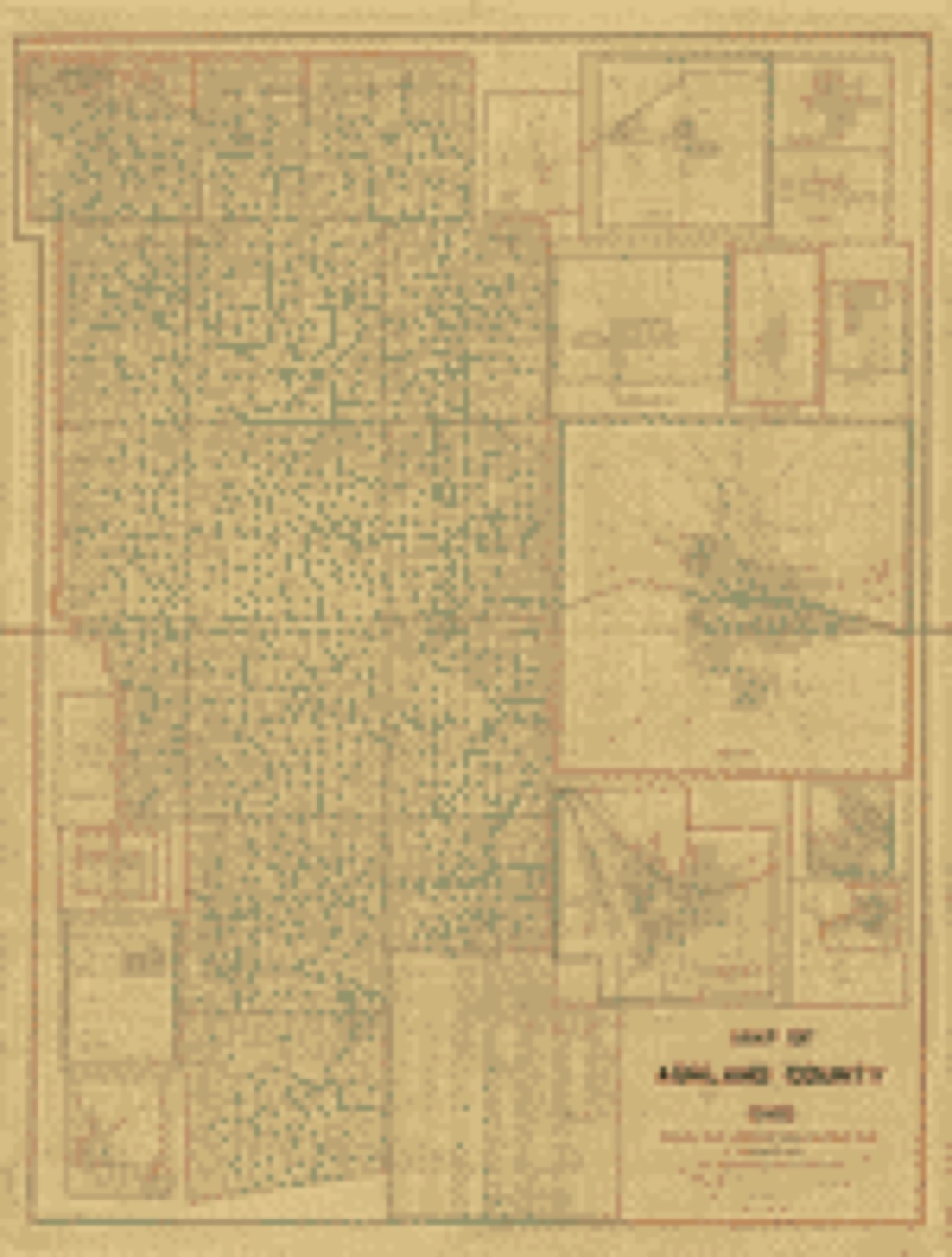 Land ownership map, 1897 - Map of Ashland County, Ohio