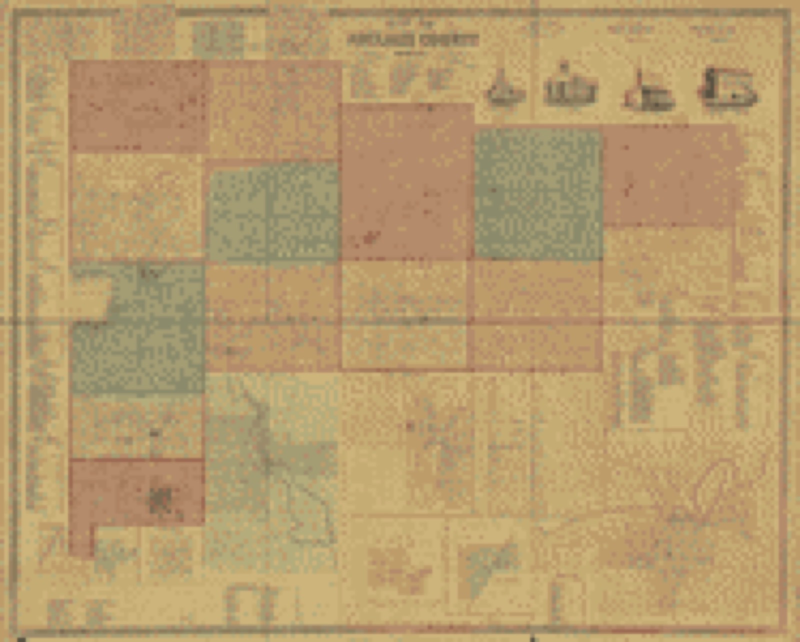 Land ownership map, 1860 - Map of Auglaize County, Ohio