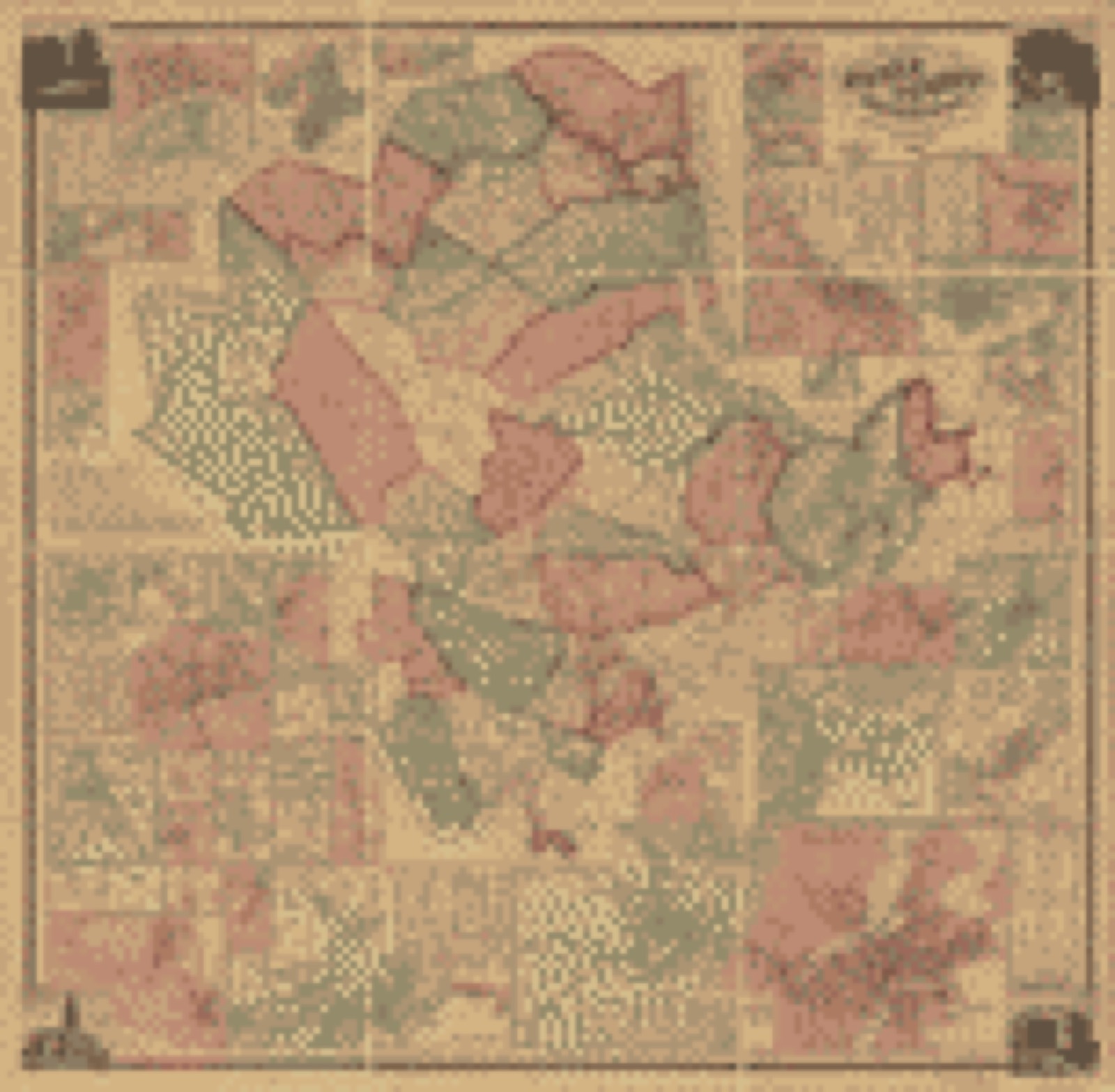 Land ownership map, 1856 - A topographical map of Essex County, Massachusetts