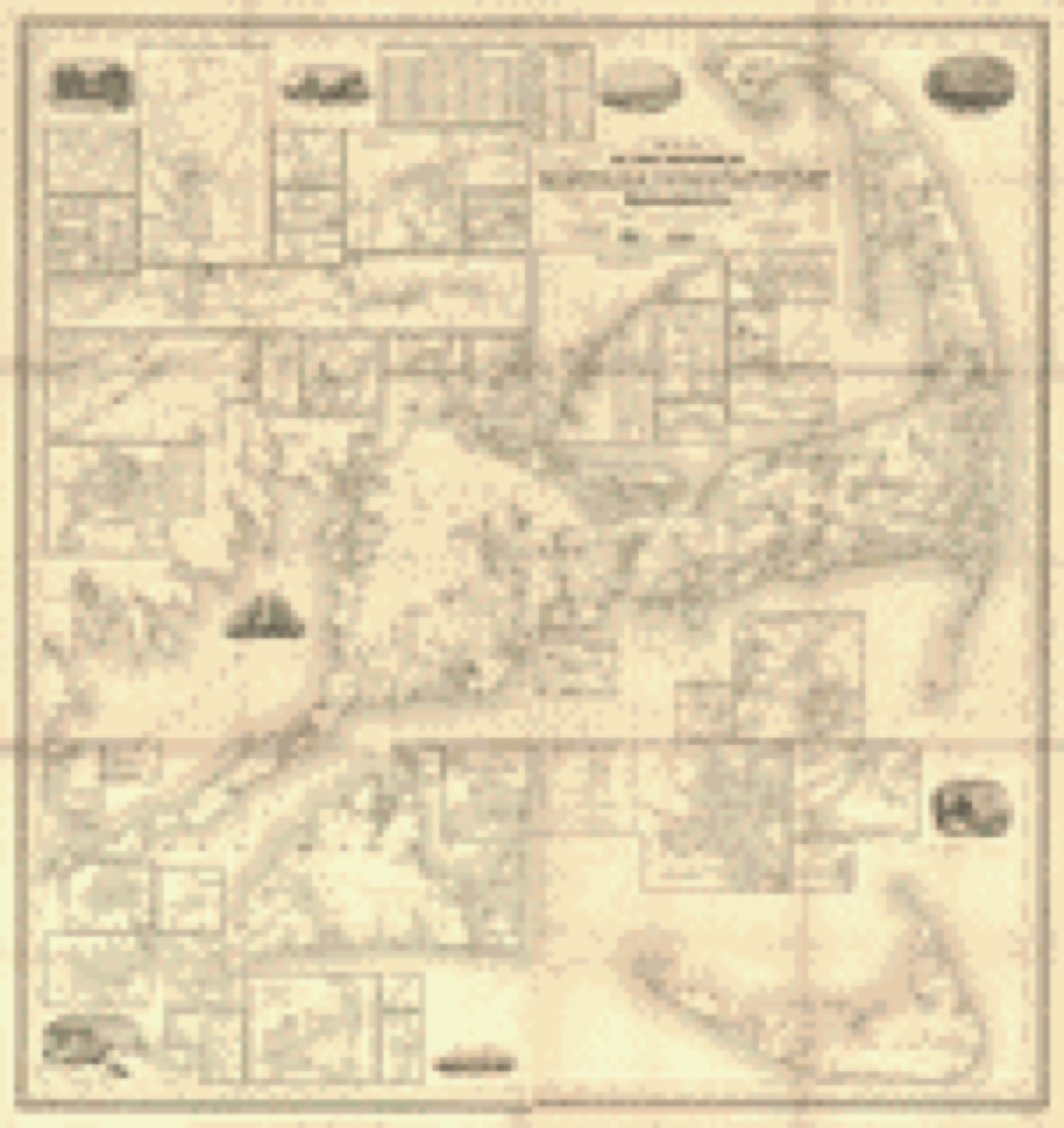 Land ownership map, 1858 - Map of the counties of Barnstable, Dukes & Nantucket, Massachusetts