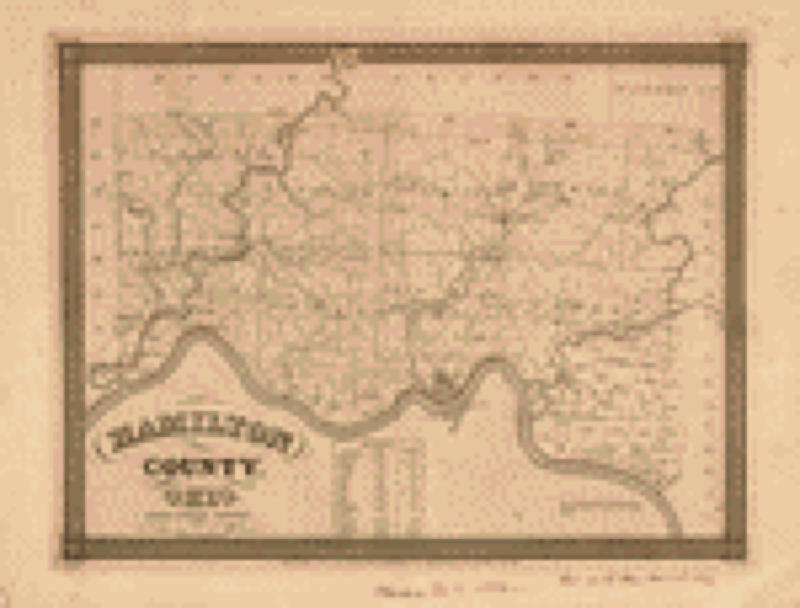Land ownership map, 1835 - Hamilton County, Ohio : from actual survey