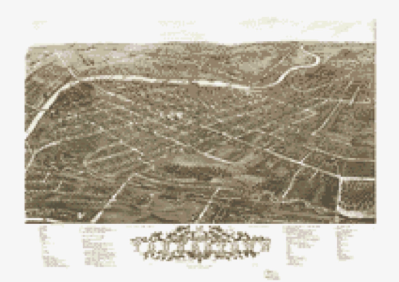 Bird's-eye view, 1882 - Panoramic view of the city of Youngstown, county seat of Mahoning Co., Ohio 1882