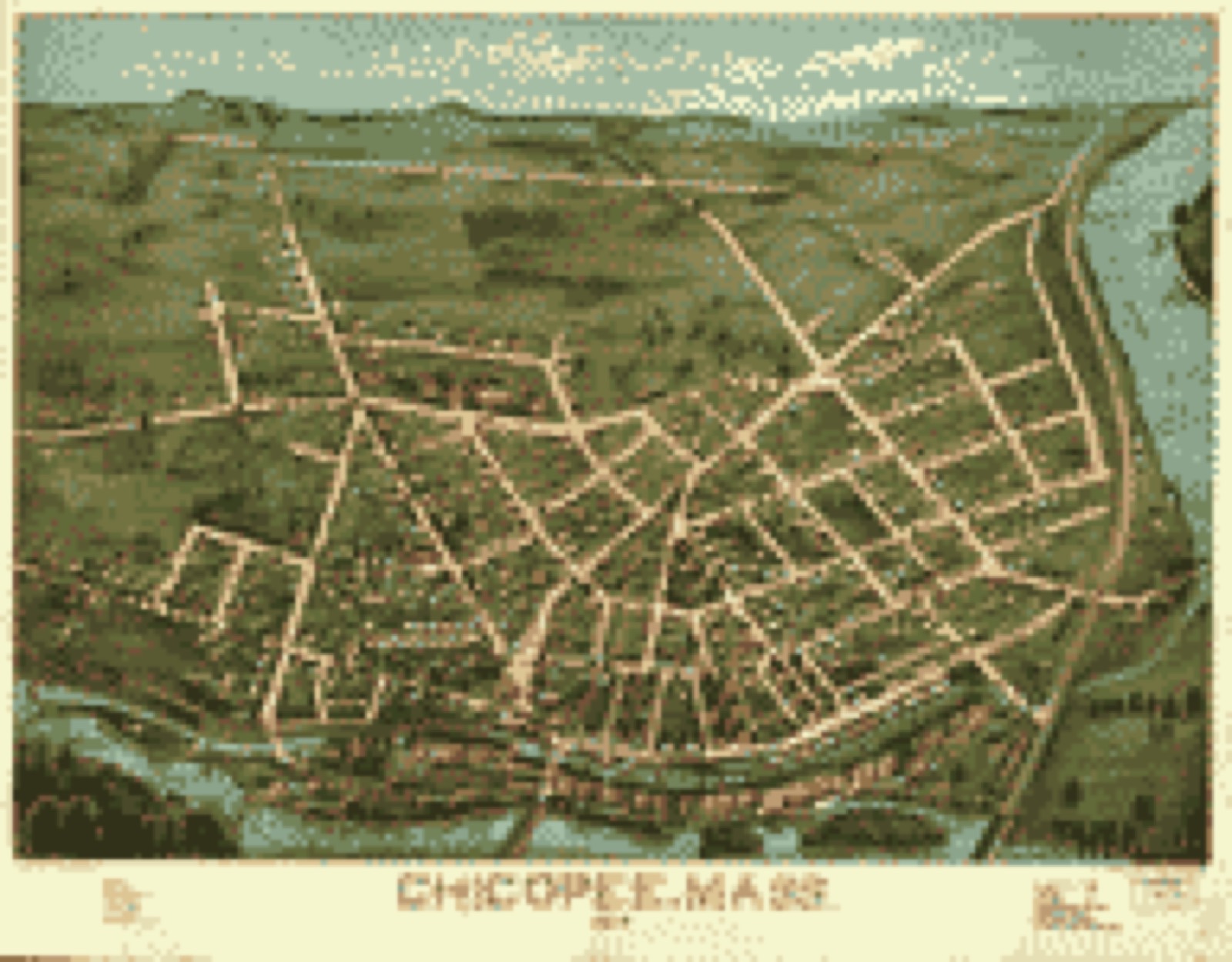Bird's-eye view, 1878 - Chicopee, Mass. 1878