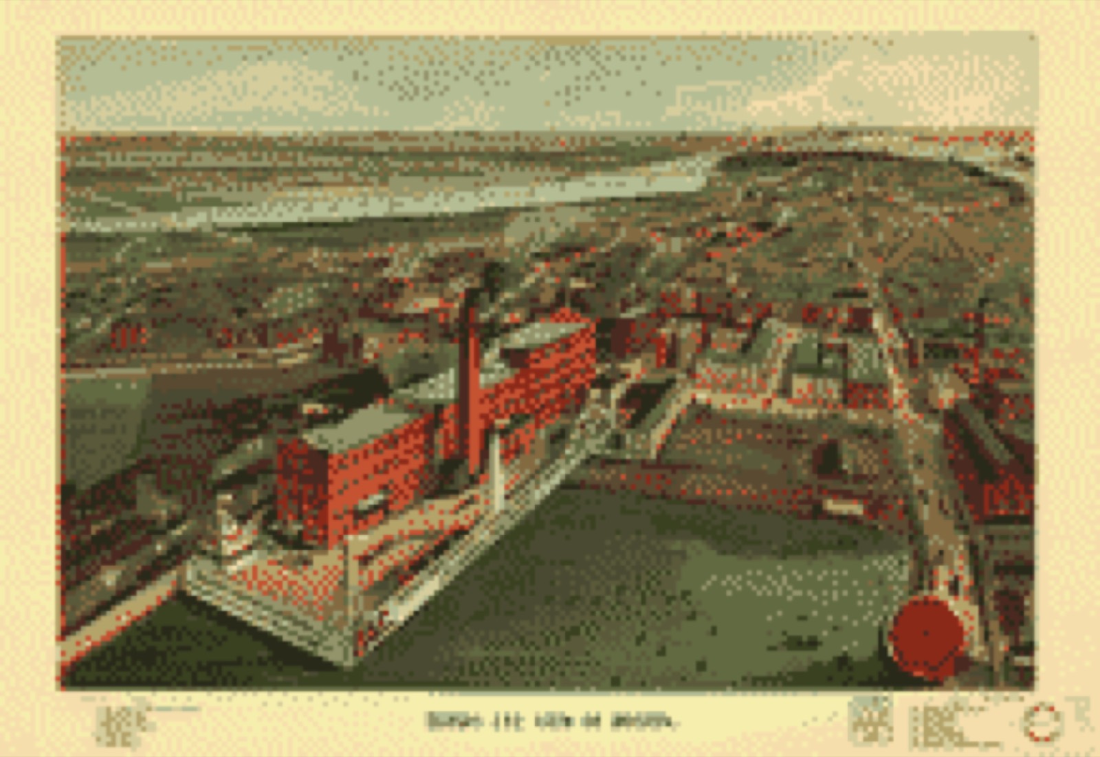 Bird's-eye view, 1902 - Bird's eye view of Boston