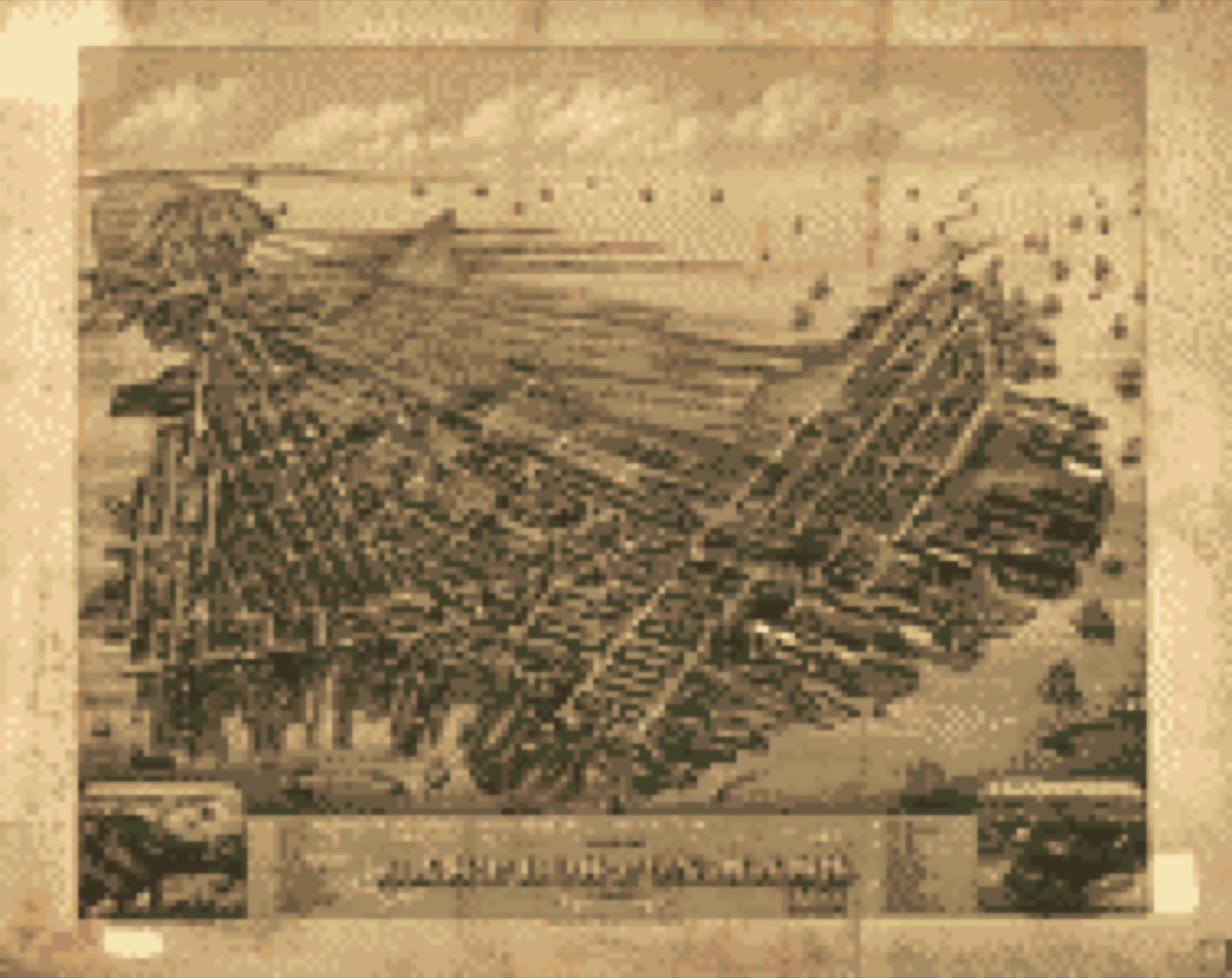 Bird's-eye view, 1879 - View of East Boston, Mass. 1879