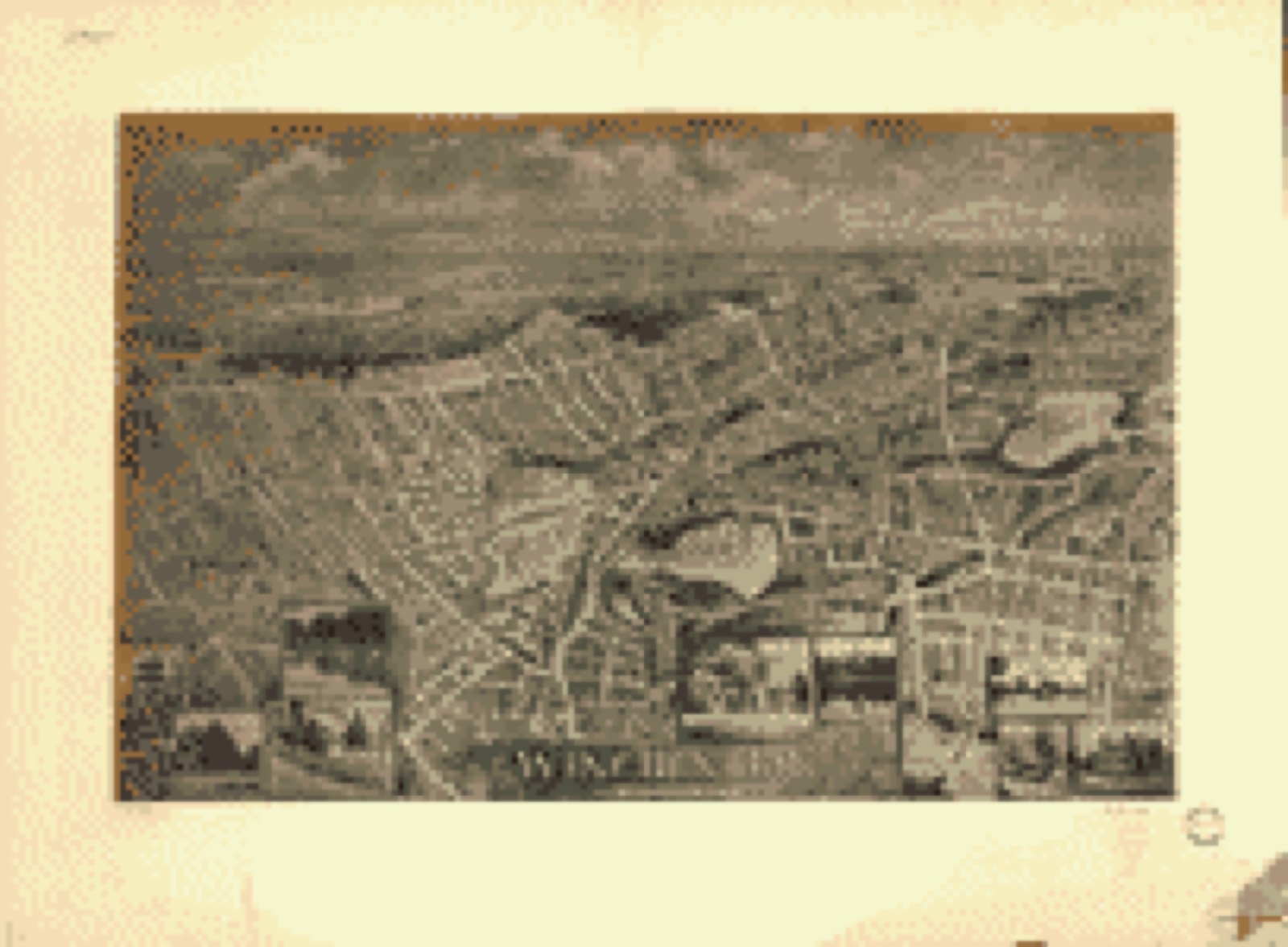 Bird's-eye view, 1898 - Winchester, Massachusetts 1898