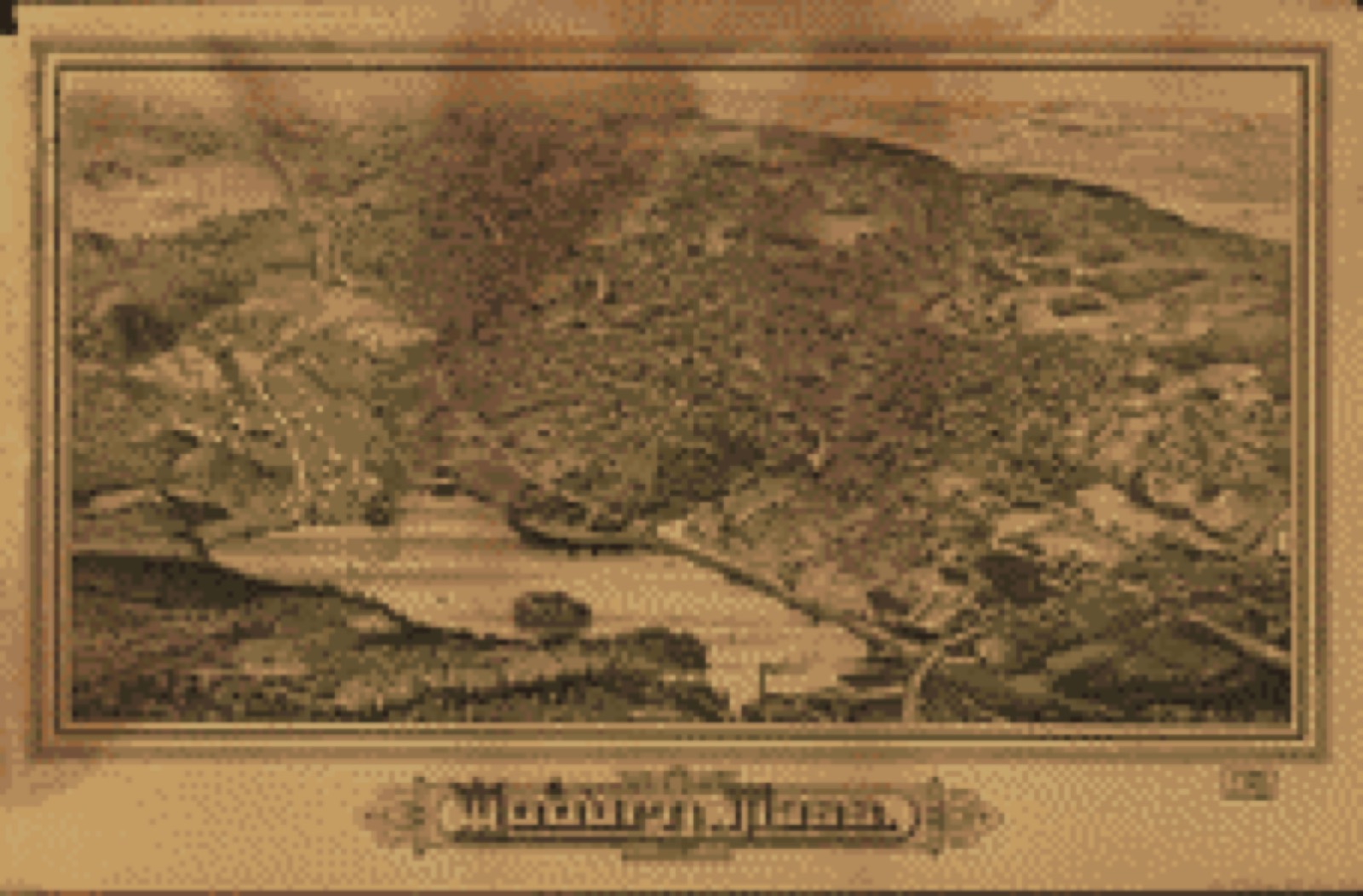 Bird's-eye view, 1883 - Woburn, Mass., 1883