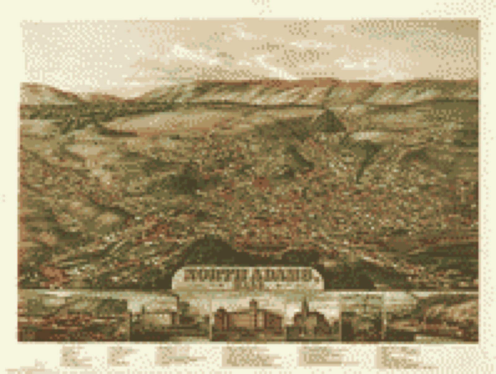 Bird's-eye view, 1881 - North Adams, Mass