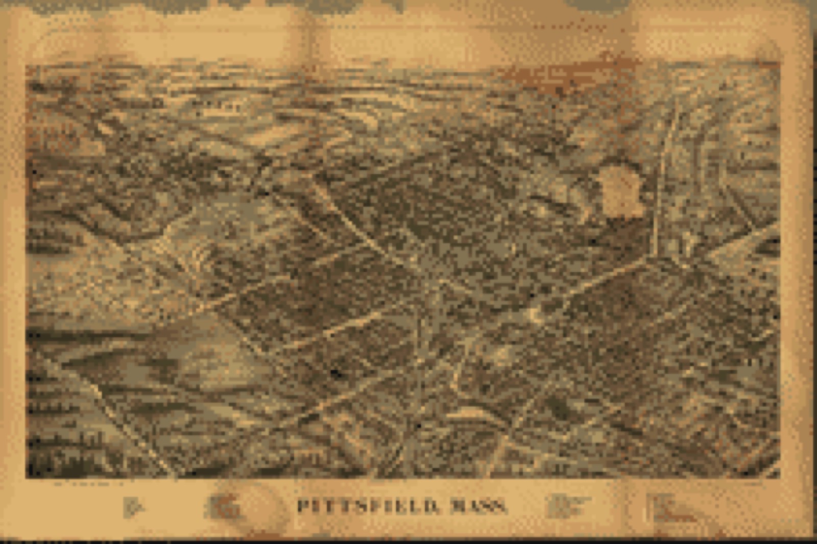 Bird's-eye view, 1899 - Pittsfield, Mass