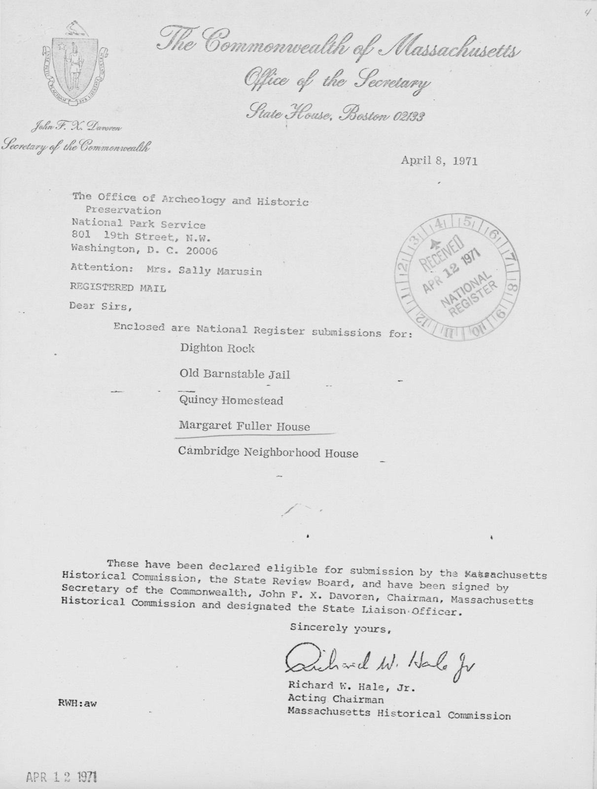 Fuller, Margaret, House, photograph from the federal nomination