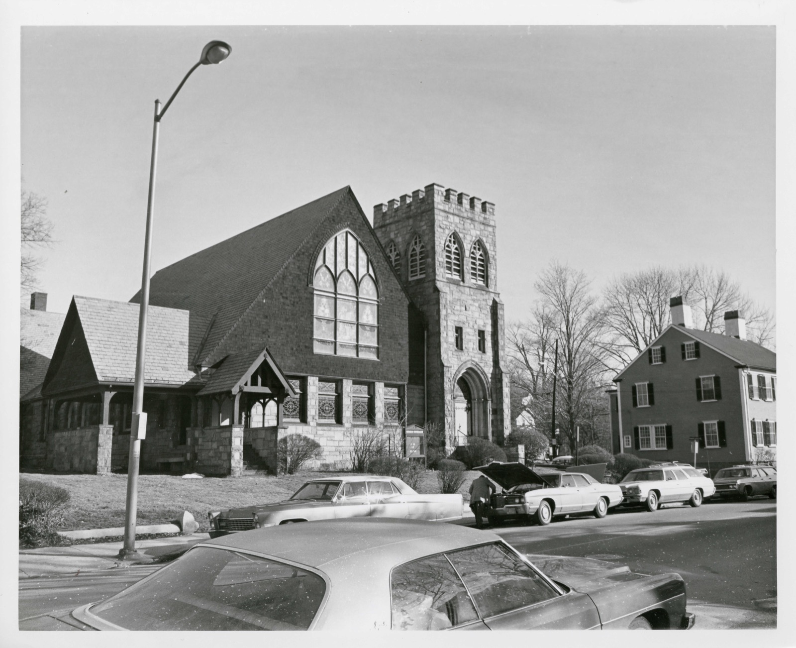 Unitarian Universalist Church and Parsonage, photograph from the federal nomination