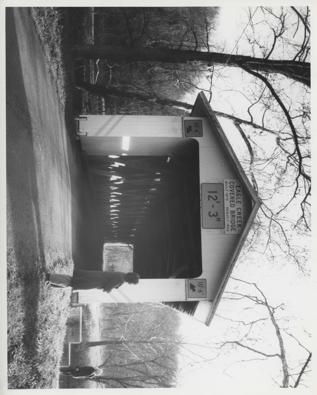 Eagle Creek Covered Bridge, photograph from the federal nomination