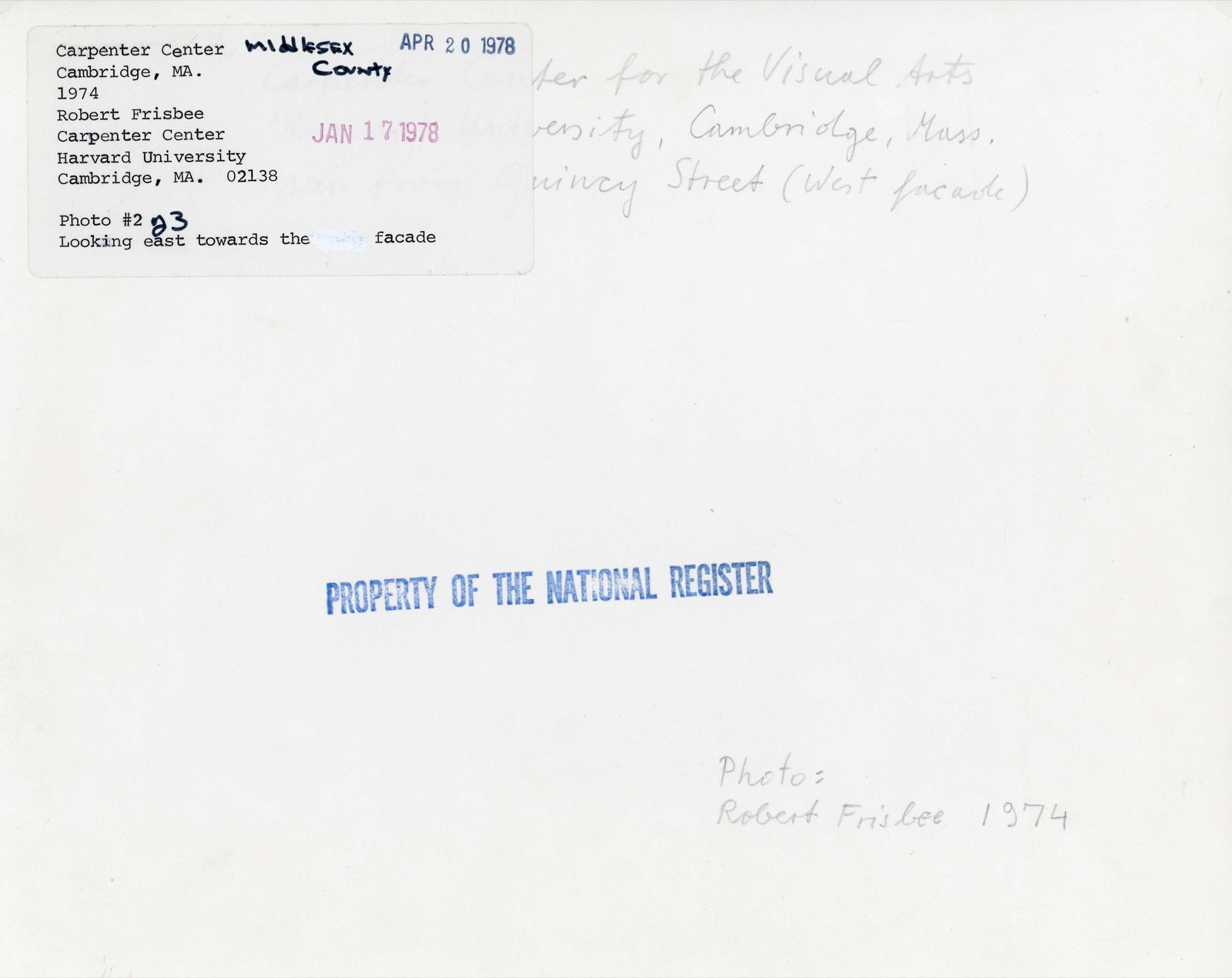 Carpenter Center for the Visual Arts, photograph from the federal nomination