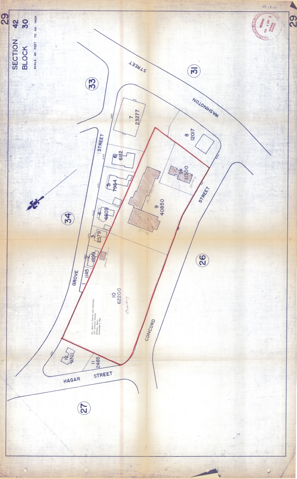 St. Mary's Church and Cemetery, photograph from the federal nomination