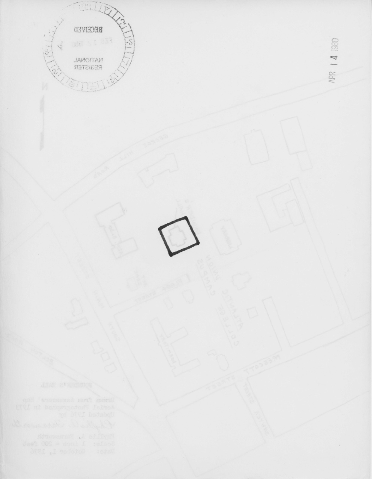 Founder's Hall, photograph from the federal nomination