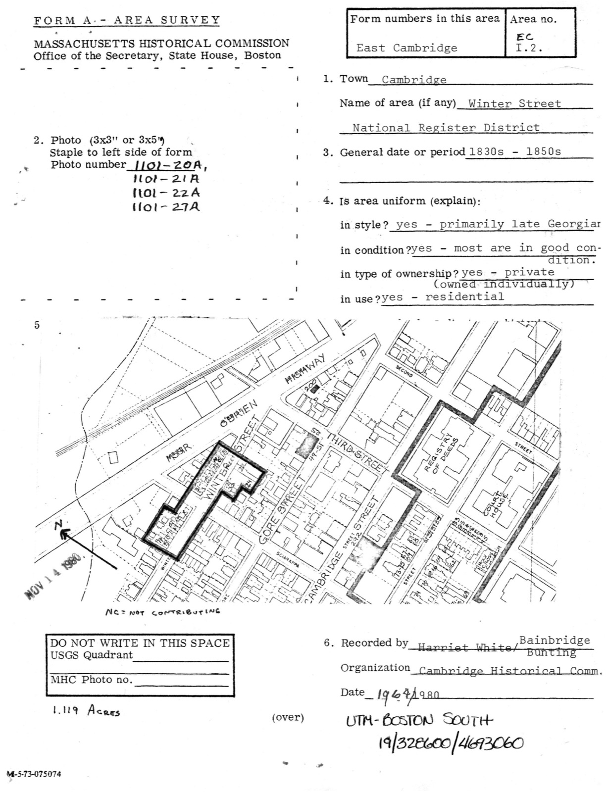 Winter Street Historic District, photograph from the federal nomination
