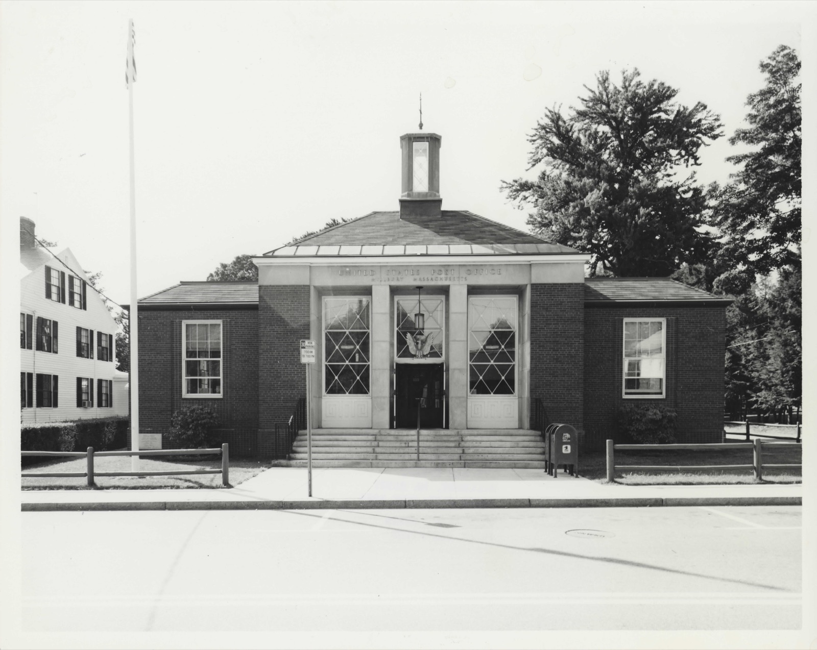 US Post Office-Millbury Main, photograph from the federal nomination