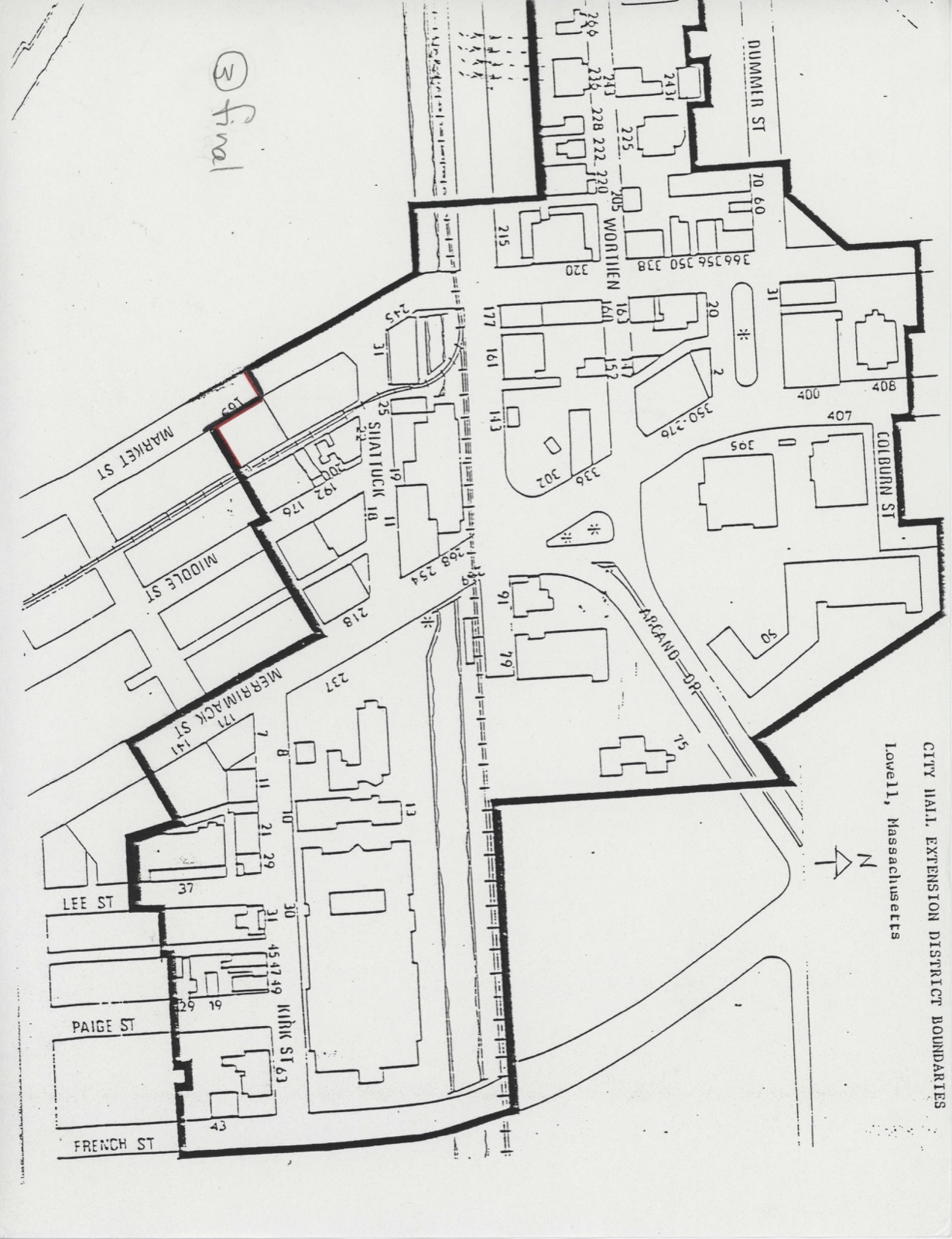 City Hall Historic District (Boundary Increase), photograph from the federal nomination