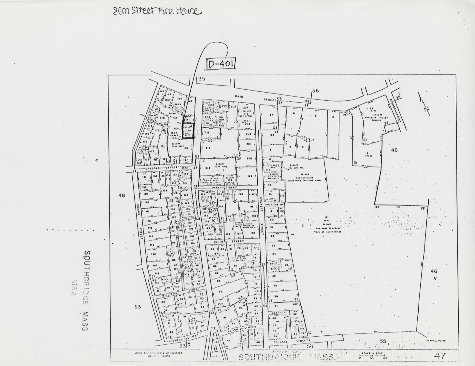 Elm Street Fire House, photograph from the federal nomination