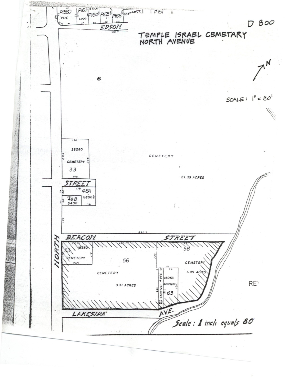 Temple Israel Cemetery, photograph from the federal nomination
