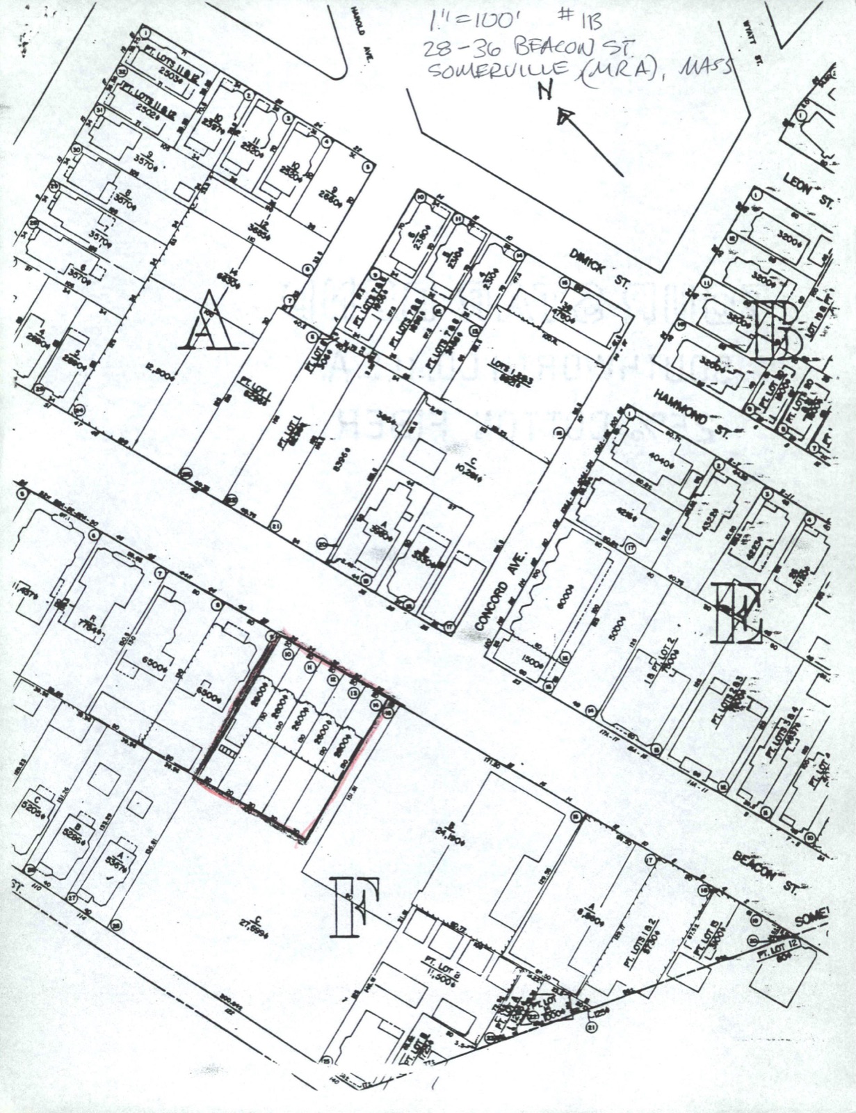 Houses at 28--36 Beacon Street, photograph from the federal nomination