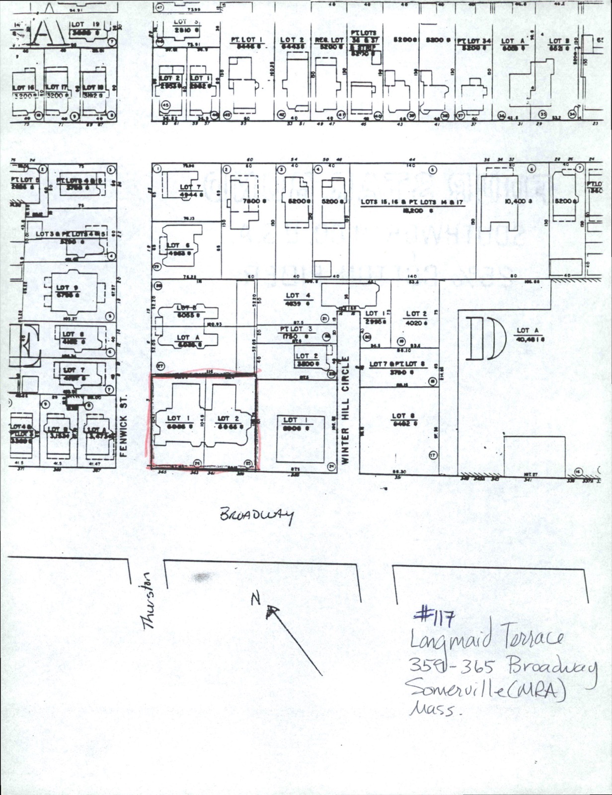 Langmaid Terrace, photograph from the federal nomination