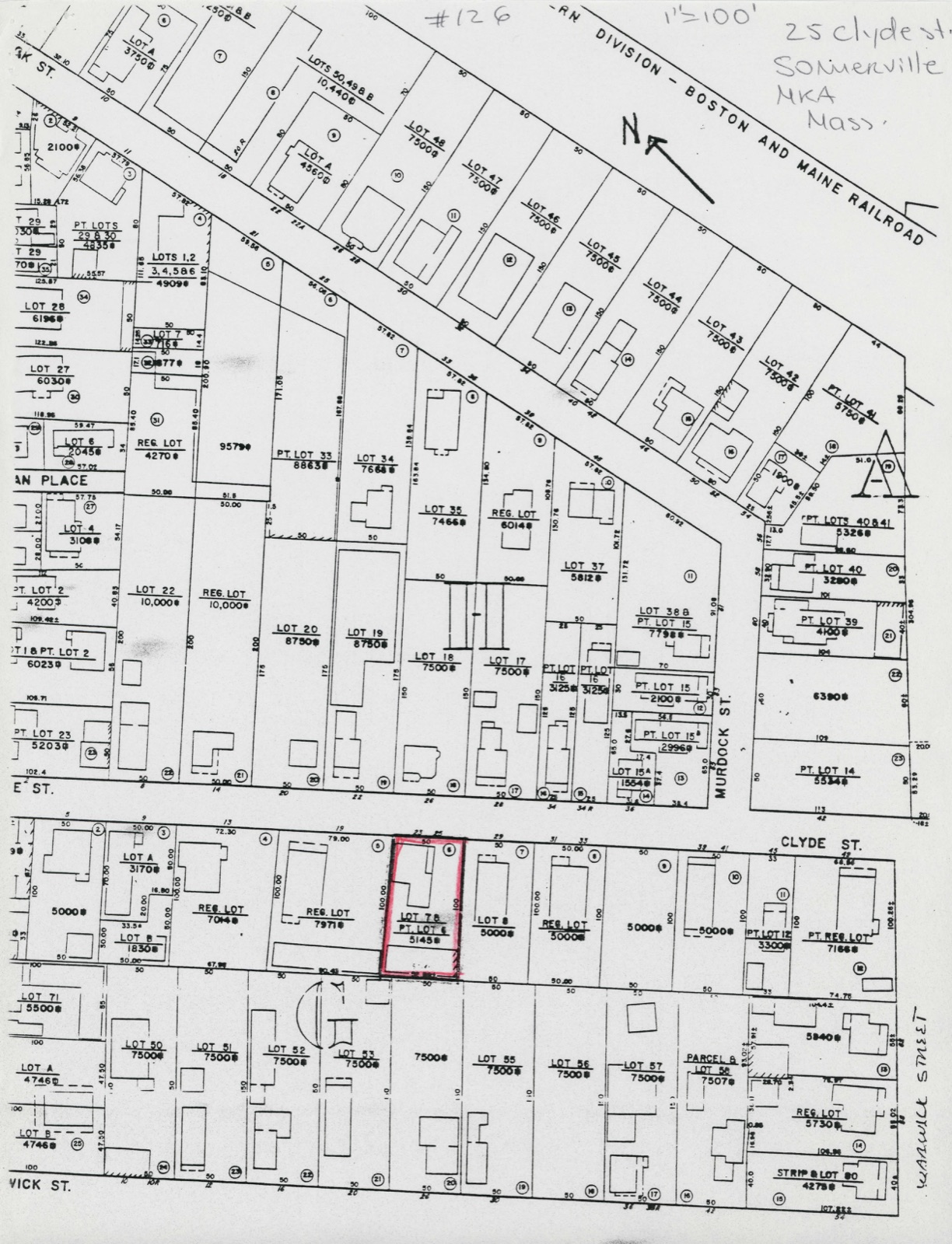 House at 25 Clyde Street, photograph from the federal nomination