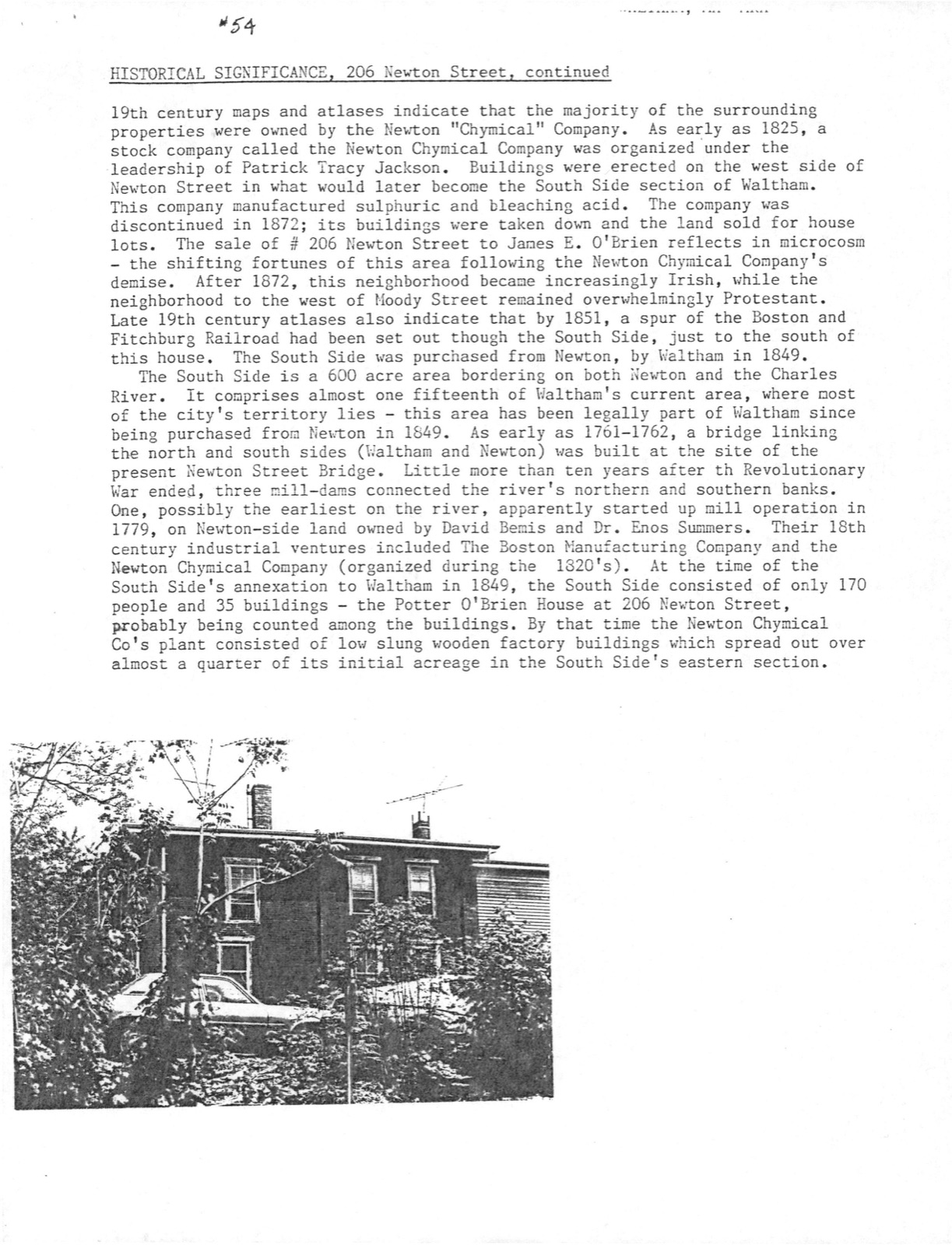Potter--O'Brian House, photograph from the federal nomination