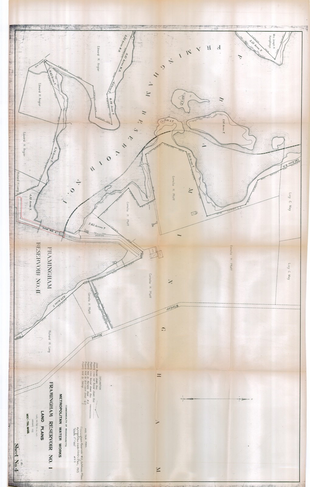 Framingham Reservoir No. 1 Dam and Gatehouse, photograph from the federal nomination